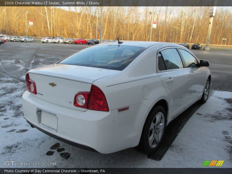 Summit White / Ebony 2009 Chevrolet Malibu LT Sedan