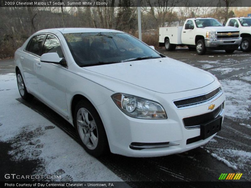 Summit White / Ebony 2009 Chevrolet Malibu LT Sedan