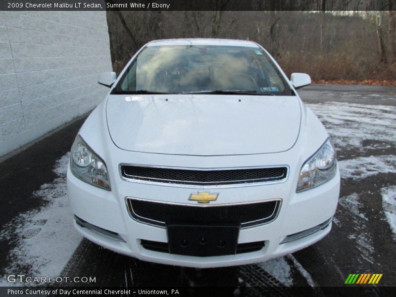 Summit White / Ebony 2009 Chevrolet Malibu LT Sedan
