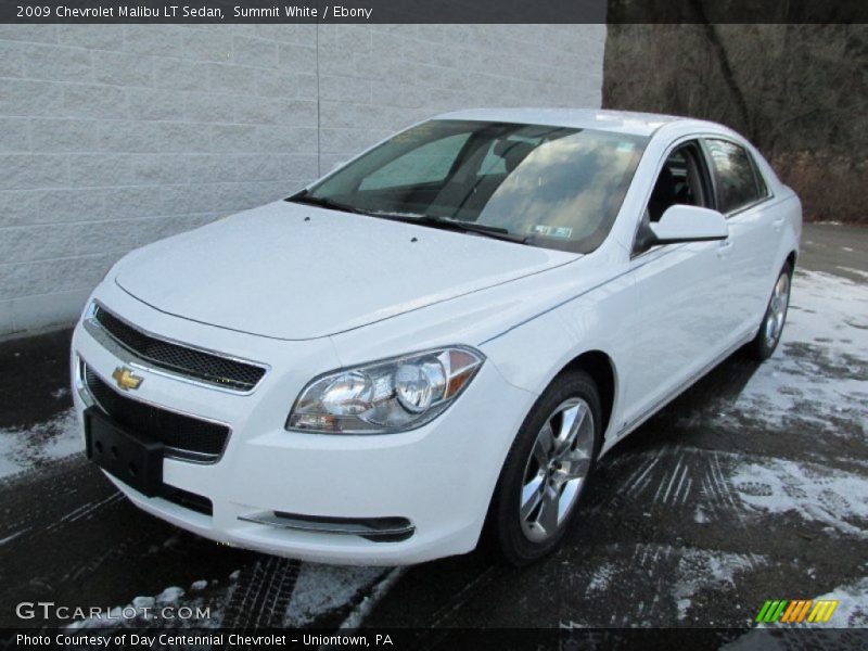 Summit White / Ebony 2009 Chevrolet Malibu LT Sedan