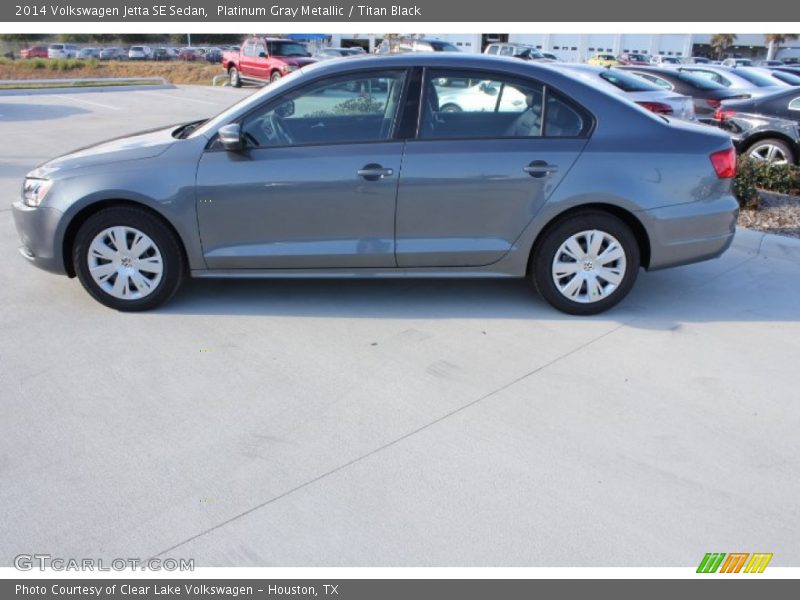 Platinum Gray Metallic / Titan Black 2014 Volkswagen Jetta SE Sedan