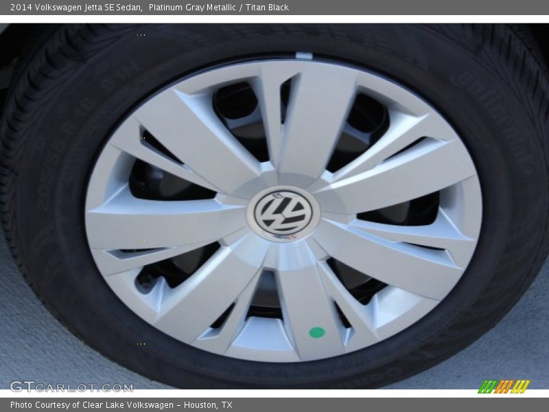 Platinum Gray Metallic / Titan Black 2014 Volkswagen Jetta SE Sedan