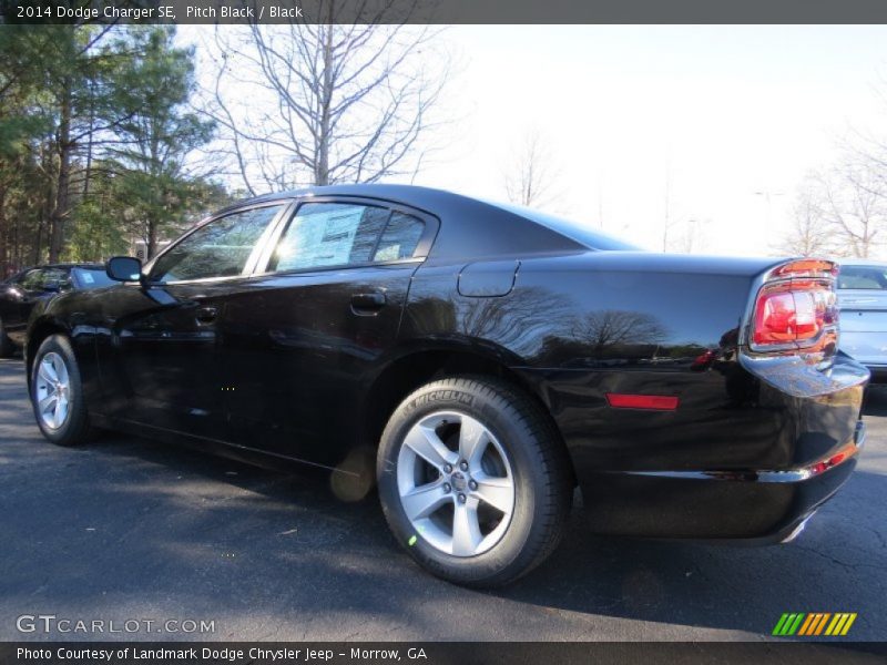 Pitch Black / Black 2014 Dodge Charger SE