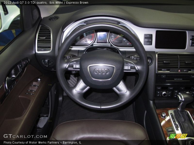 Ibis White / Espresso Brown 2012 Audi Q7 3.0 TDI quattro