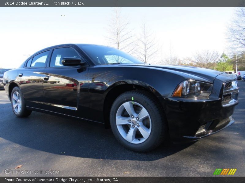Pitch Black / Black 2014 Dodge Charger SE