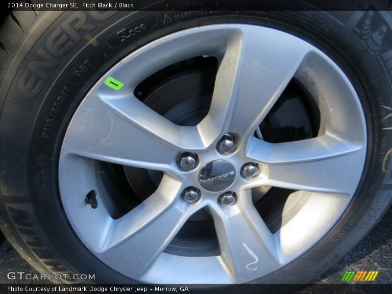 Pitch Black / Black 2014 Dodge Charger SE