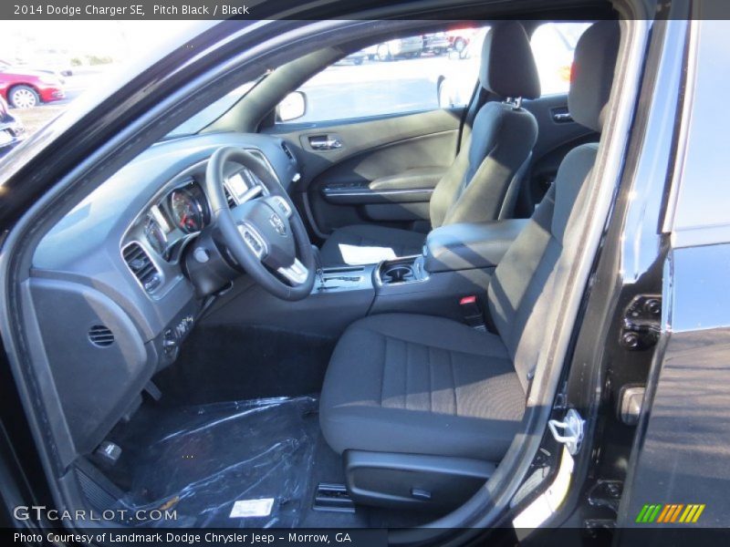 Pitch Black / Black 2014 Dodge Charger SE