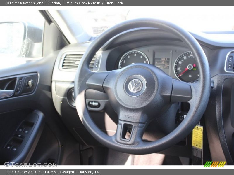 Platinum Gray Metallic / Titan Black 2014 Volkswagen Jetta SE Sedan