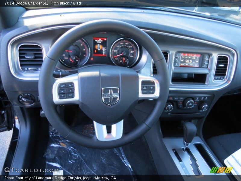 Pitch Black / Black 2014 Dodge Charger SE