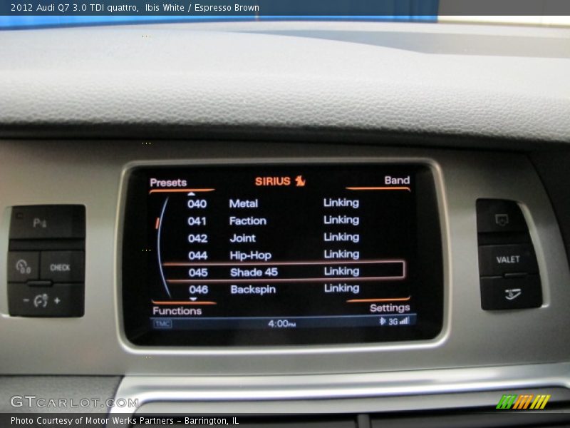 Ibis White / Espresso Brown 2012 Audi Q7 3.0 TDI quattro