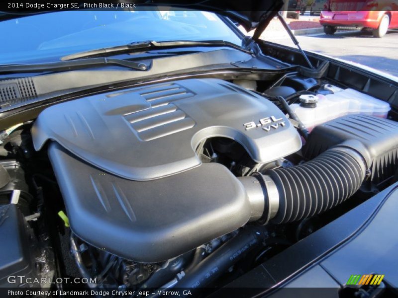 Pitch Black / Black 2014 Dodge Charger SE