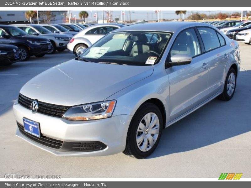 Reflex Silver Metallic / Titan Black 2014 Volkswagen Jetta SE Sedan