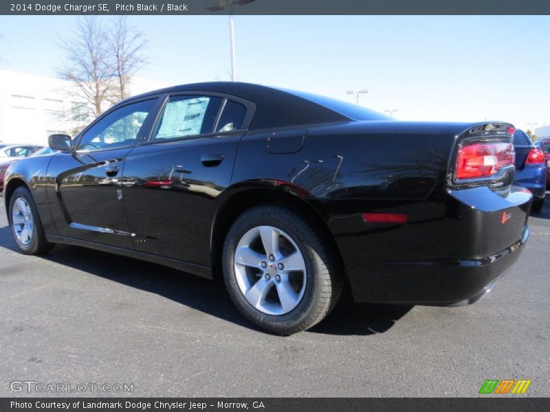Pitch Black / Black 2014 Dodge Charger SE