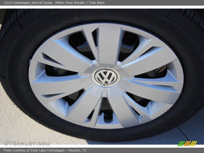 Reflex Silver Metallic / Titan Black 2014 Volkswagen Jetta SE Sedan