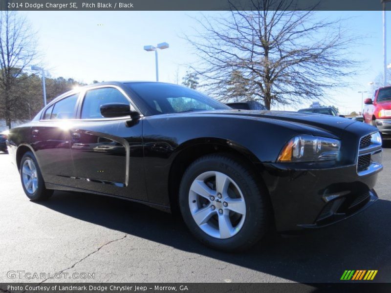 Pitch Black / Black 2014 Dodge Charger SE