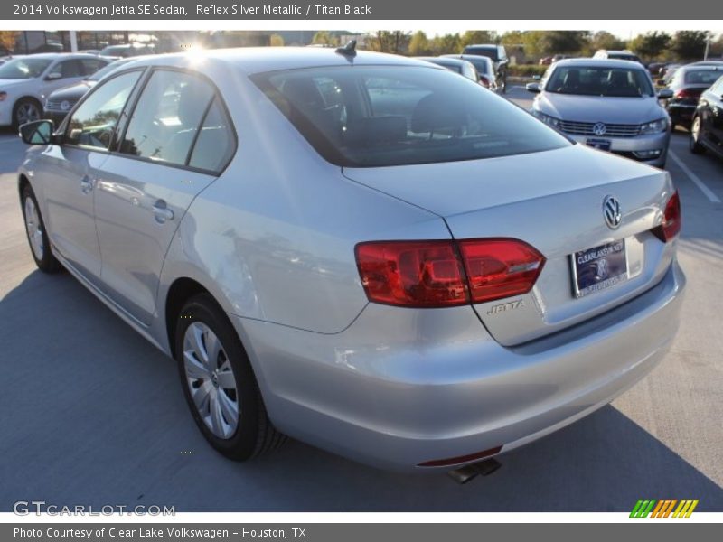 Reflex Silver Metallic / Titan Black 2014 Volkswagen Jetta SE Sedan