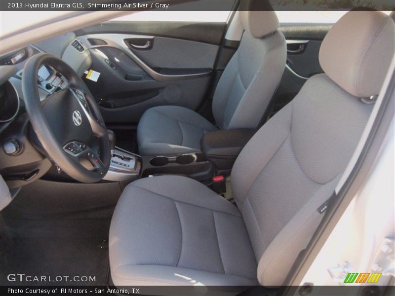 Shimmering Air Silver / Gray 2013 Hyundai Elantra GLS