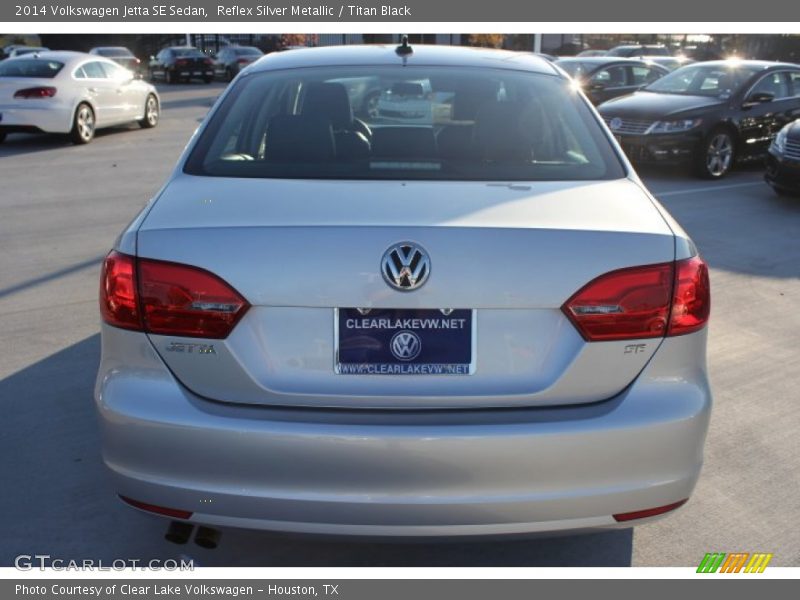 Reflex Silver Metallic / Titan Black 2014 Volkswagen Jetta SE Sedan