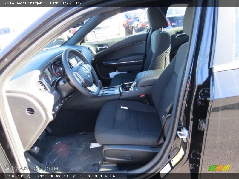 Pitch Black / Black 2014 Dodge Charger SE