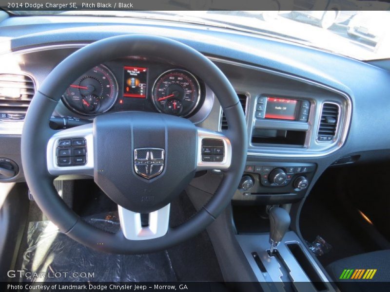 Pitch Black / Black 2014 Dodge Charger SE