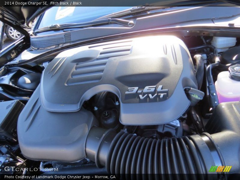 Pitch Black / Black 2014 Dodge Charger SE