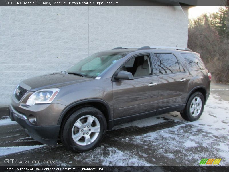 Medium Brown Metallic / Light Titanium 2010 GMC Acadia SLE AWD