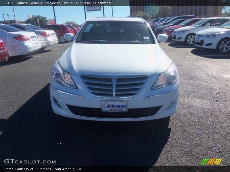 White Satin Pearl / Cashmere 2013 Hyundai Genesis 3.8 Sedan