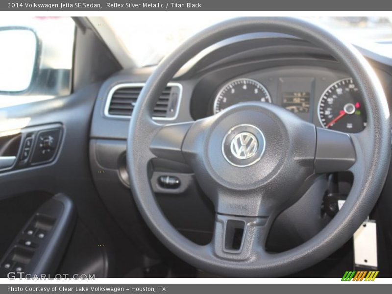 Reflex Silver Metallic / Titan Black 2014 Volkswagen Jetta SE Sedan