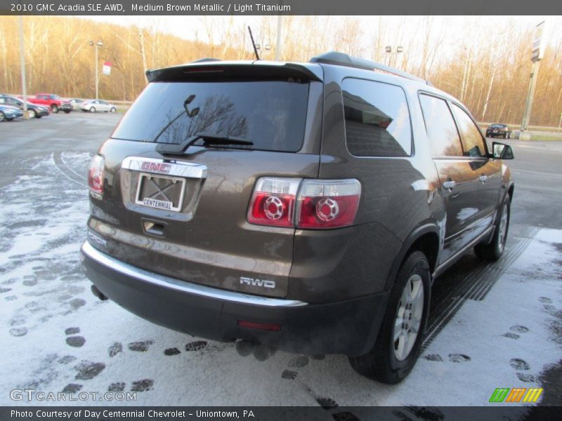 Medium Brown Metallic / Light Titanium 2010 GMC Acadia SLE AWD