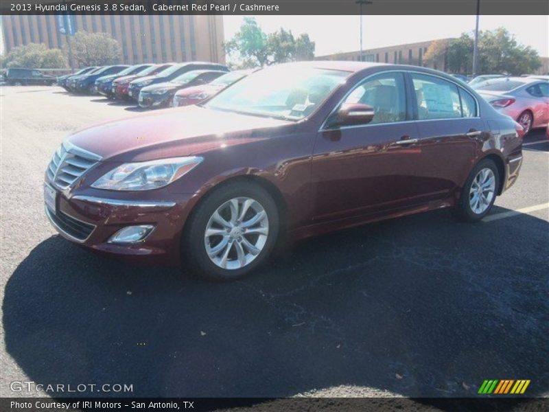 Cabernet Red Pearl / Cashmere 2013 Hyundai Genesis 3.8 Sedan