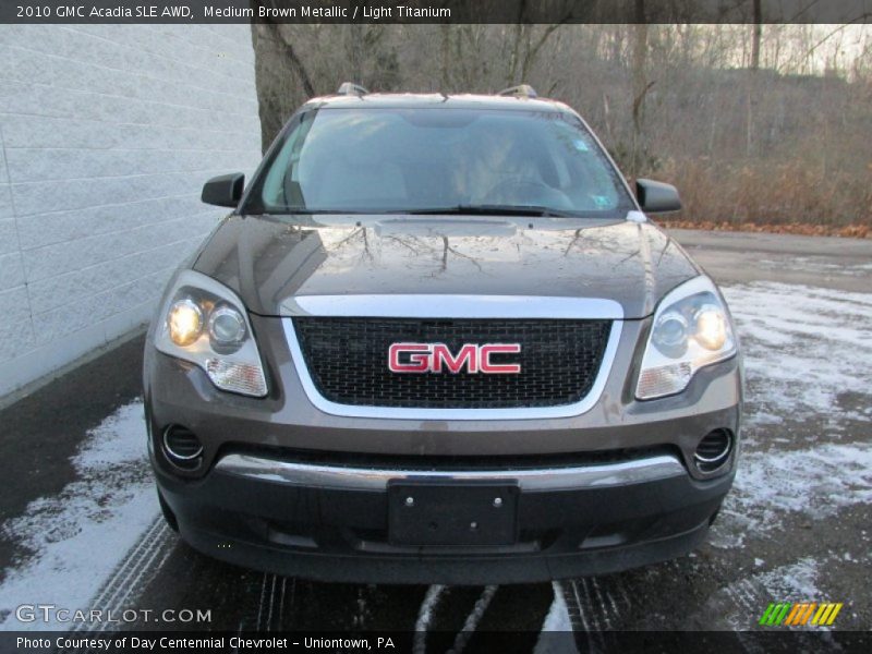 Medium Brown Metallic / Light Titanium 2010 GMC Acadia SLE AWD