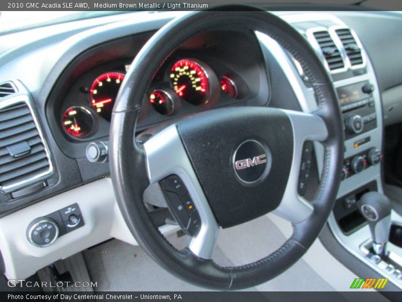 Medium Brown Metallic / Light Titanium 2010 GMC Acadia SLE AWD