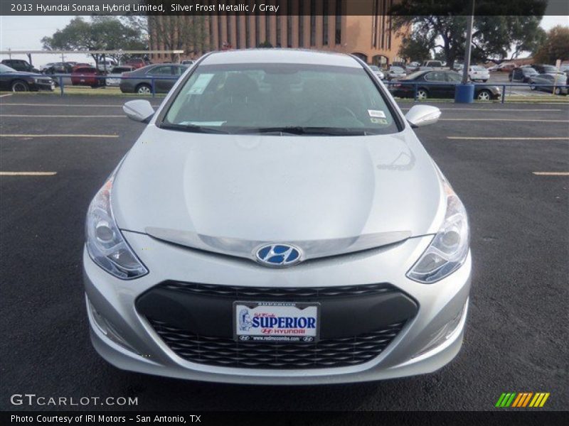 Silver Frost Metallic / Gray 2013 Hyundai Sonata Hybrid Limited
