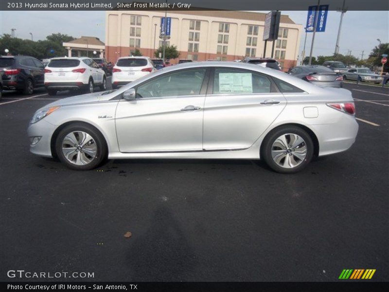 Silver Frost Metallic / Gray 2013 Hyundai Sonata Hybrid Limited