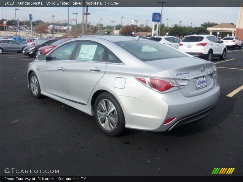 Silver Frost Metallic / Gray 2013 Hyundai Sonata Hybrid Limited