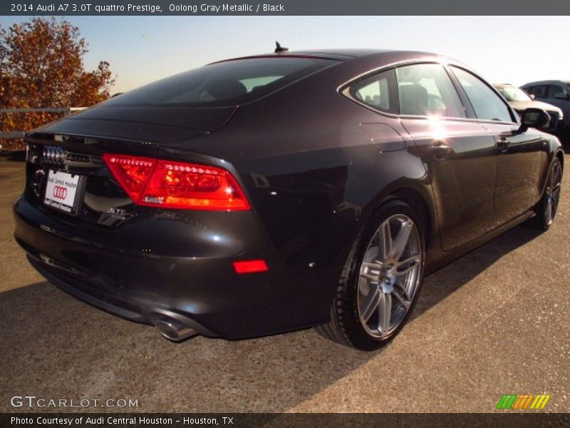 Oolong Gray Metallic / Black 2014 Audi A7 3.0T quattro Prestige