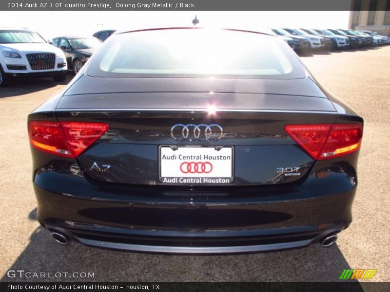 Oolong Gray Metallic / Black 2014 Audi A7 3.0T quattro Prestige