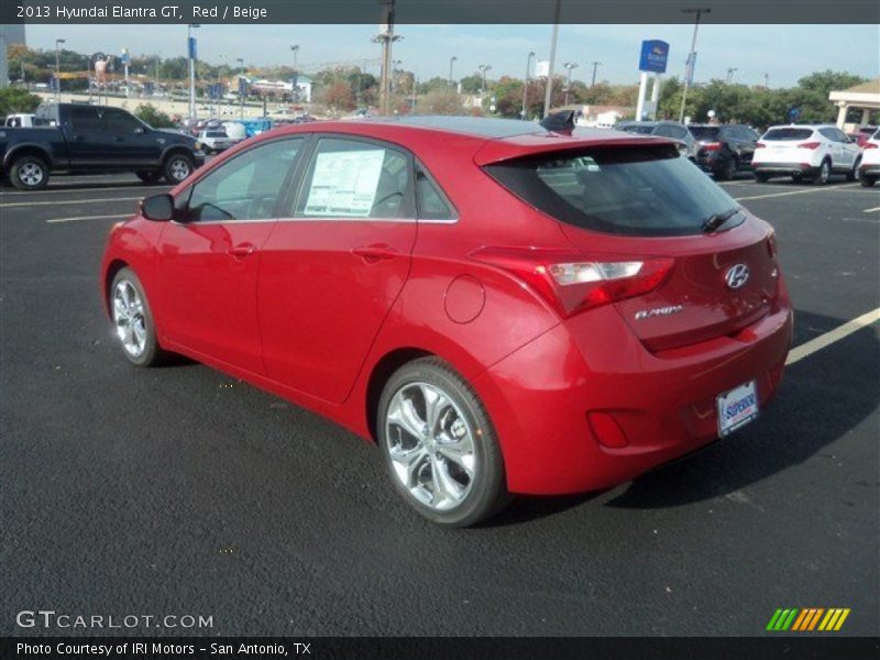 Red / Beige 2013 Hyundai Elantra GT