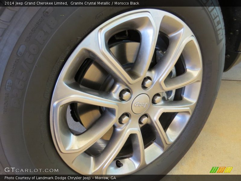Granite Crystal Metallic / Morocco Black 2014 Jeep Grand Cherokee Limited