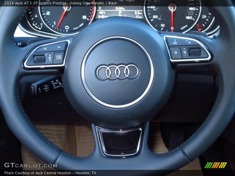 Oolong Gray Metallic / Black 2014 Audi A7 3.0T quattro Prestige
