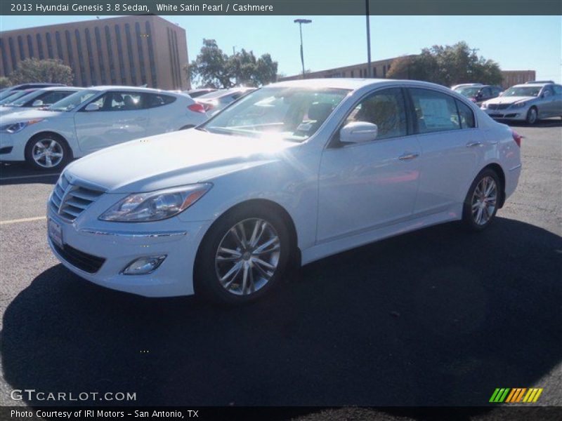 White Satin Pearl / Cashmere 2013 Hyundai Genesis 3.8 Sedan