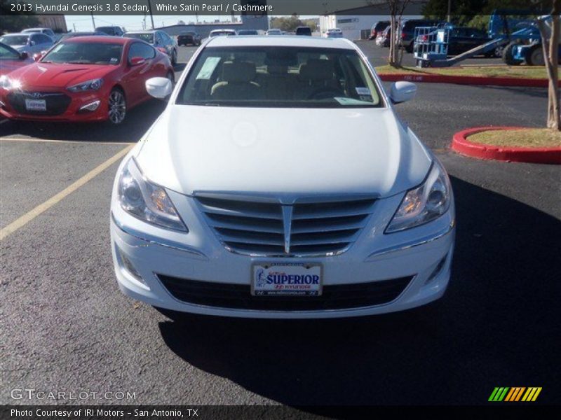 White Satin Pearl / Cashmere 2013 Hyundai Genesis 3.8 Sedan