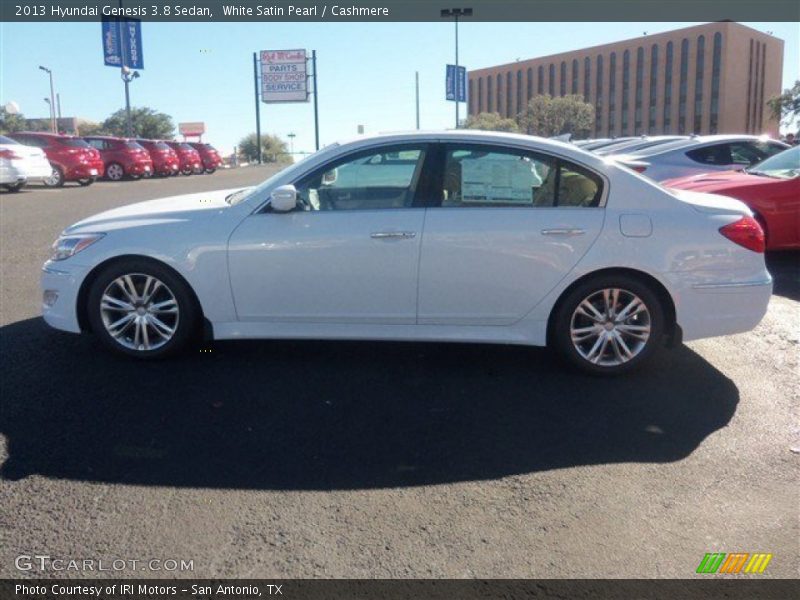 White Satin Pearl / Cashmere 2013 Hyundai Genesis 3.8 Sedan