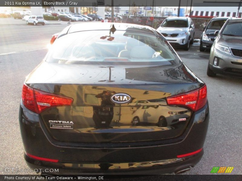 Ebony Black / Gray 2011 Kia Optima LX