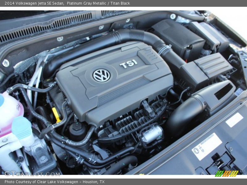 Platinum Gray Metallic / Titan Black 2014 Volkswagen Jetta SE Sedan