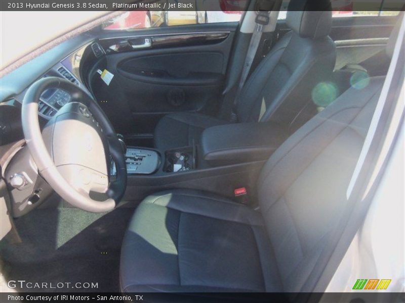 Platinum Metallic / Jet Black 2013 Hyundai Genesis 3.8 Sedan