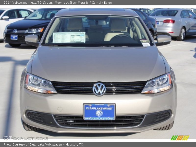 Moonrock Silver Metallic / Cornsilk Beige 2014 Volkswagen Jetta TDI Sedan