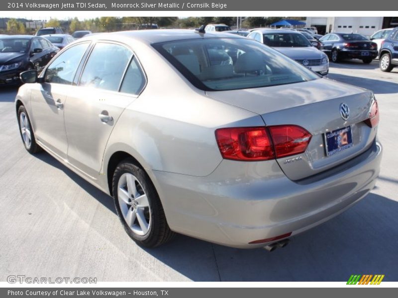 Moonrock Silver Metallic / Cornsilk Beige 2014 Volkswagen Jetta TDI Sedan