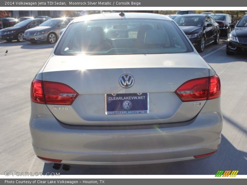 Moonrock Silver Metallic / Cornsilk Beige 2014 Volkswagen Jetta TDI Sedan