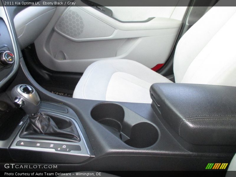Ebony Black / Gray 2011 Kia Optima LX